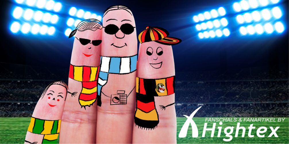 Fussballfanschals bei Hightex GdbR